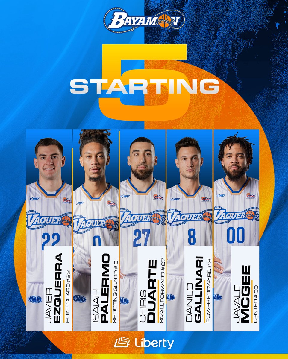 ¡Los titulares del enfrentamiento de esta noche! 😎🙌

Puedes ver el partido de hoy en nuestro canal de Youtube “VaquerosBSN” o en Facebook.

Presentado por Liberty Puerto Rico
#VaquerosBSN
