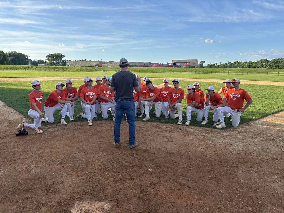 Chiefsstylebaseball (@chiefsstylebas1) on Twitter photo Cherokee Alumnus (2011) Kevin Byrne speaking to our players about his experience in the military on this Memorial Day. Land of the free because of the brave. We honor those who keep us safe. <a href="/Cherokee_HS/">Always_a_Chief</a> #FTBFTC Cherokee Alumnus (2011) Kevin Byrne speaking to our players about his experience in the military on this Memorial Day. Land of the free because of the brave. We honor those who keep us safe. <a href="/Cherokee_HS/">Always_a_Chief</a> #FTBFTC