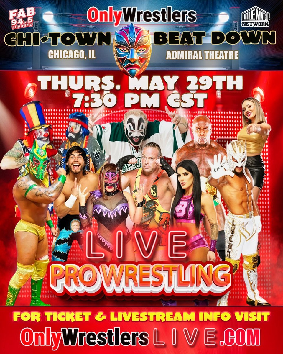 OW_Association's tweet photo. The Final Countdown begins! CHI-TOWN BEAT DOWN is coming to Chicago this Thursday! Visit https://t.co/wkW0ArF5KR for Ticket or Livestream details
#onlywrestlers #chicago #wrestling #windycity #chitownbeatdown https://t.co/R1pLorzfBE