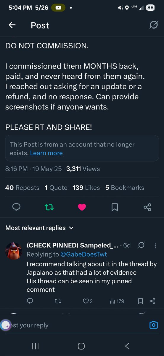 (CHECK PINNED) Sampeled_Apprentice tweet media