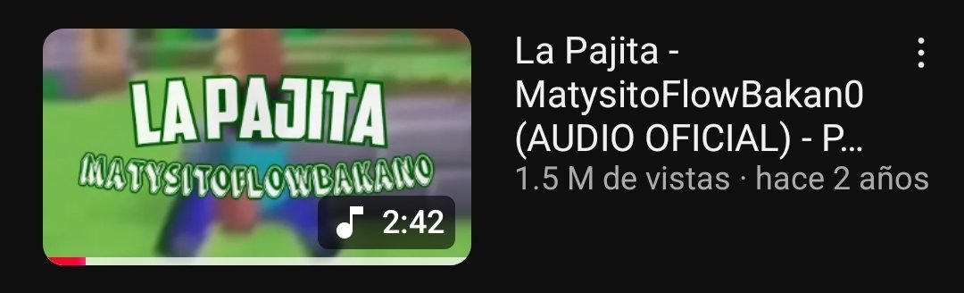 MatysitoGaymer's tweet image. pensar que en 5 años en algún lugar de honduras alguien dirá "La Pajita fue mi infancia" Sociedad arreglada 💝