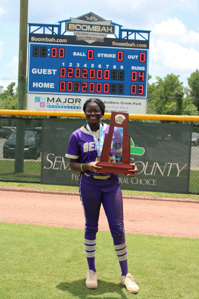 Kennedy Jackson (@kennedyj_2028) on Twitter photo 5A STATE CHAMPIONS!!! I am super proud of my team for having me and with a great season!🐻💜
<a href="/FSU_Softball/">Florida State Softball 🥎</a> <a href="/TCam_FSUSB/">Troy Cameron</a> <a href="/Coach_Alameda/">Lonni Alameda</a> <a href="/UCF_Softball/">UCF Softball</a> <a href="/USFSoftball/">USF Softball</a> <a href="/FAUSoftball/">Florida Atlantic Softball</a> 5A STATE CHAMPIONS!!! I am super proud of my team for having me and with a great season!🐻💜
<a href="/FSU_Softball/">Florida State Softball 🥎</a> <a href="/TCam_FSUSB/">Troy Cameron</a> <a href="/Coach_Alameda/">Lonni Alameda</a> <a href="/UCF_Softball/">UCF Softball</a> <a href="/USFSoftball/">USF Softball</a> <a href="/FAUSoftball/">Florida Atlantic Softball</a>