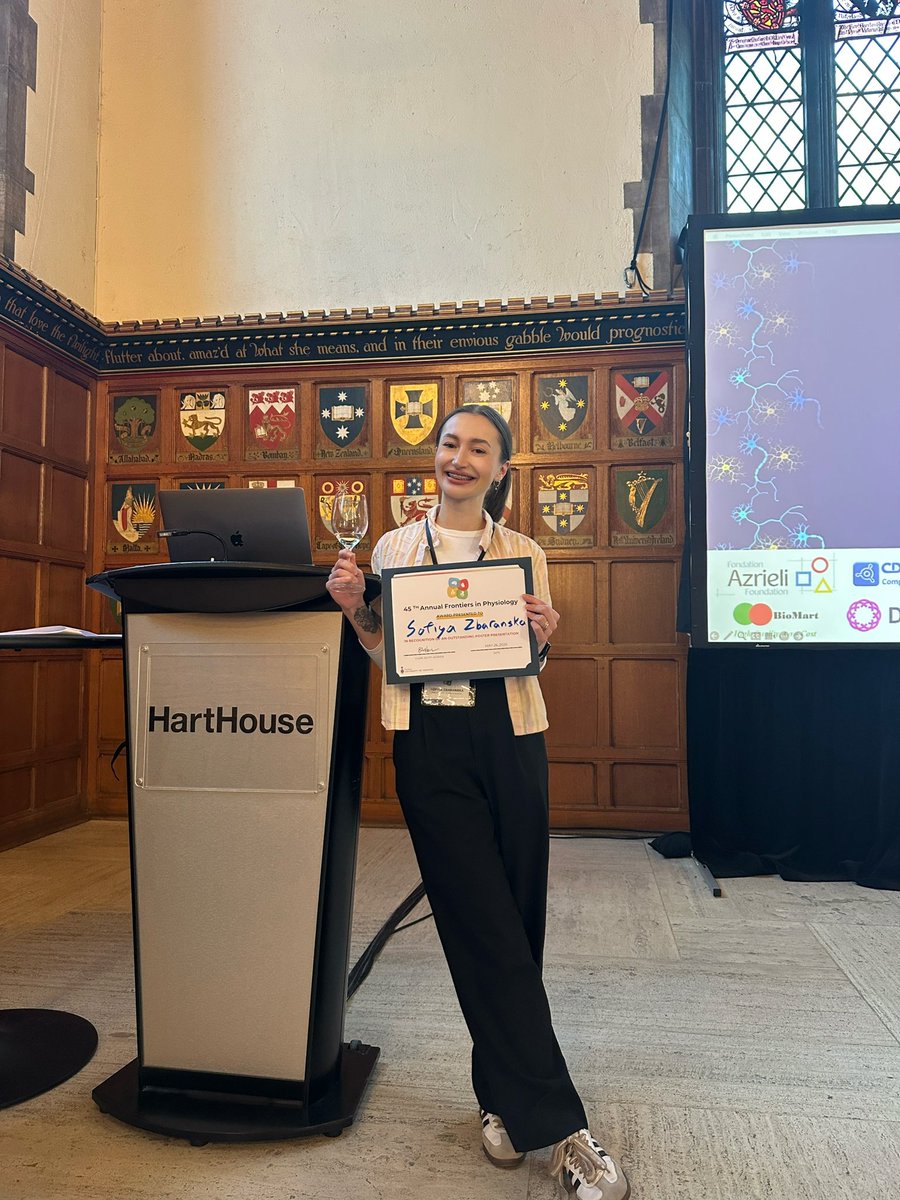 neur1s's tweet image. My first time at #FIP and thrilled to have scored a poster prize 🥳
