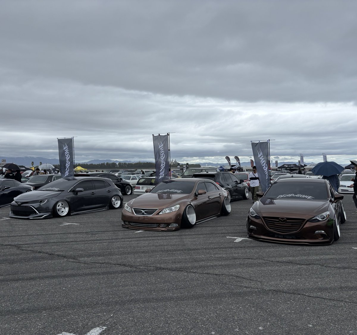 X10mark01X's tweet photo. StanceNation 大阪 お疲れ様でした🏴‍☠️
渋滞巻き込まれて搬入時間間に合わないかと思ったけどギリギリ間に合い…楽しかった😮‍💨✨

#StanceNation 
#stancenation2025 https://t.co/SZoyUYi9uK