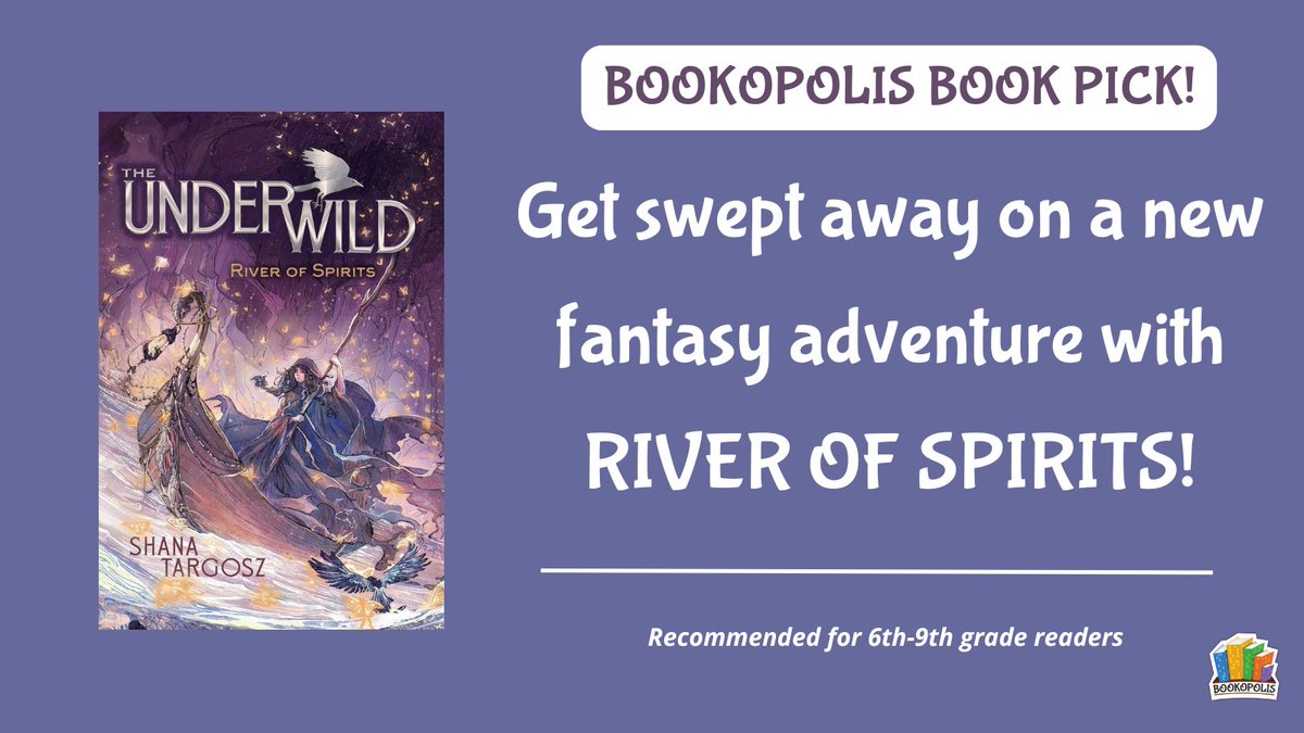 Bookopolis's tweet image. Do your students like books by Rick Riordan or other fantasy adventures steeped in mythology? Check out RIVER OF SPIRITS by Shana Targosz.