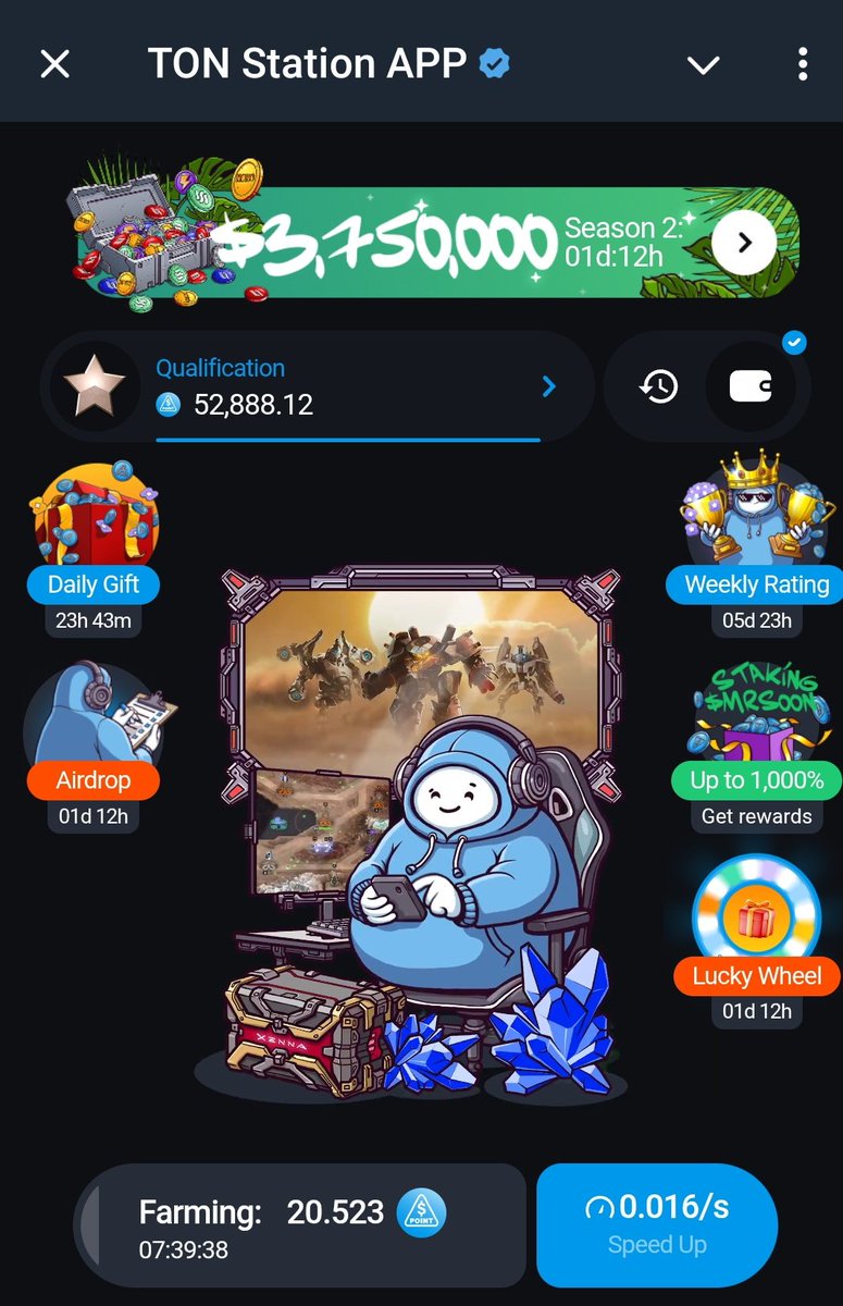 kingdavid___1's tweet photo. Ton Station Season 2 Airdrop in 1 Day 12 hours

Go and check if you qualify and complete the Checklist https://t.co/cmrPXN5JpN