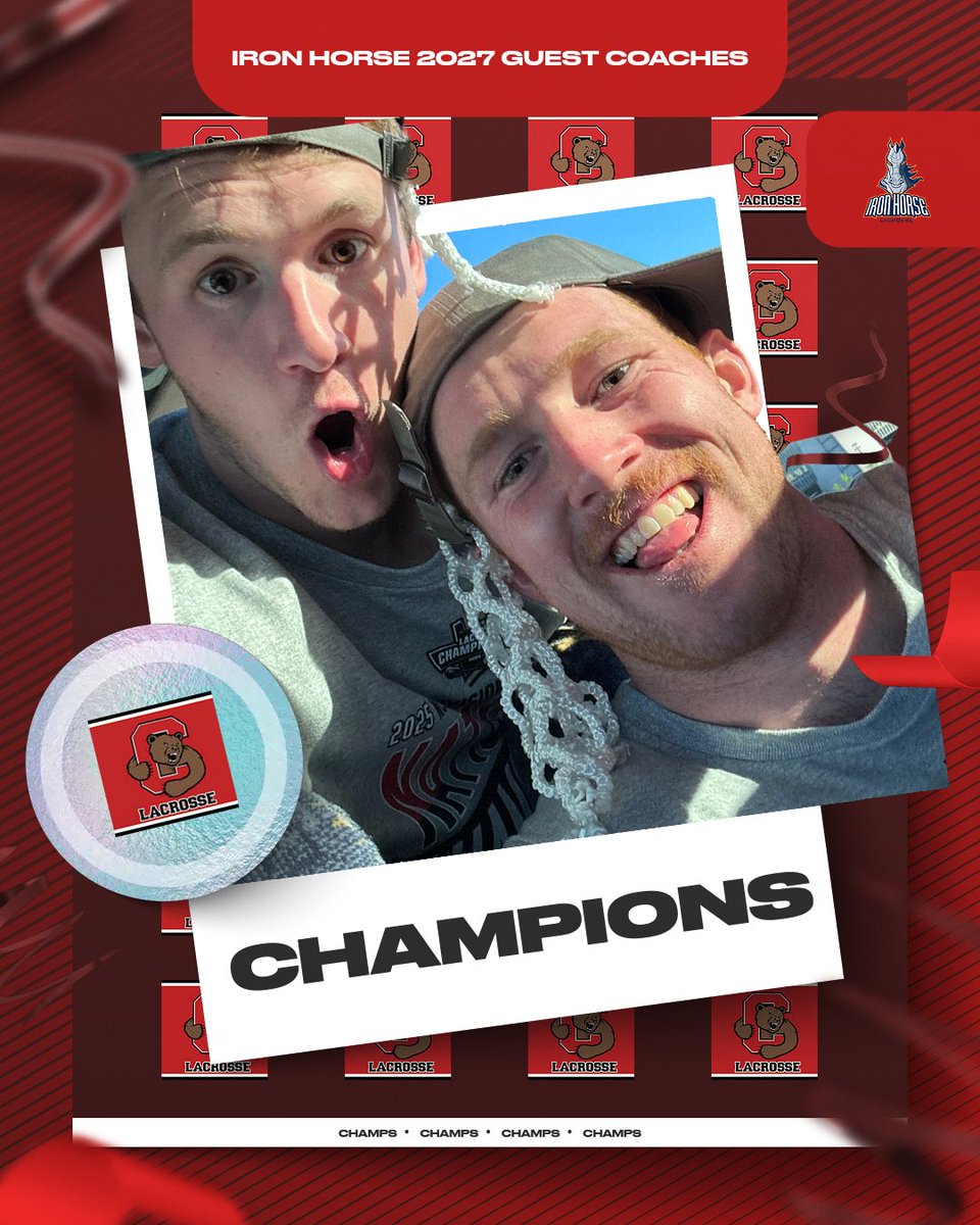 🔥 National Champs! 🔥
Huge congrats to our Iron Horse 2027 guest coaches Ryan Sheehan and Hugh Kelleher on winning the 🥍 National Championship 🏆!
Proud to have these champs leading the way! 💪🐴
#IronHorseLax #CornellLacrosse #NationalChamps #LaxFamily #LacrosseLife
