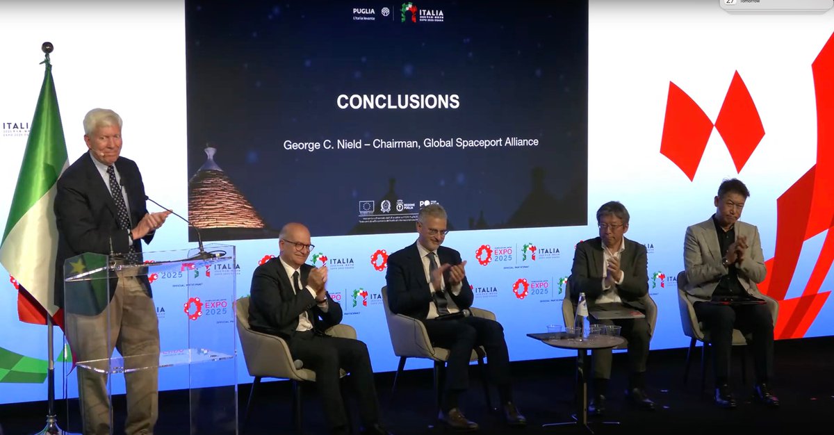 We had a great discussion about spaceports and the future space economy at an international forum held during EXPO 2025 Osaka.  Joining me on the panel were Patrizio Summa, Giovanni Di Antonio, Yoshinori Odagiri, Shigeru Shimose, and Scott McLaughlin (virtually).