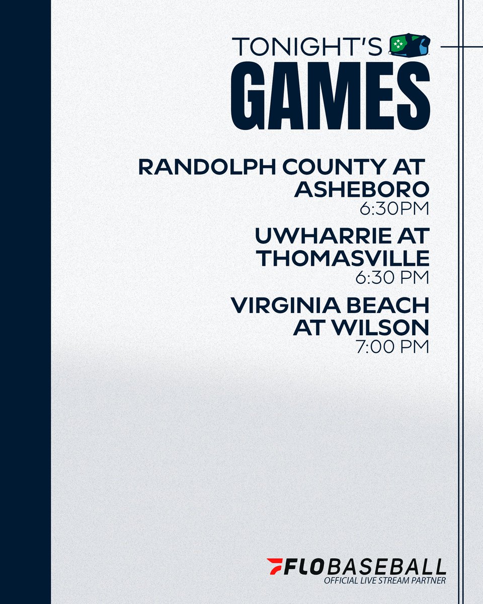Coastal Plain League (@cplbaseball) on Twitter photo Pre-season CPL baseball continues tonight starting at 6:30 EST with the <a href="/AsheboroCPL/">Asheboro ZooKeepers</a> taking on the Randolph County Legion.
Watch all CPL games live or anytime on <a href="/FloCollegeBSB/">FloCollege | Baseball</a> flosports.link/3JNt1sP
#TheFutureIsNow Pre-season CPL baseball continues tonight starting at 6:30 EST with the <a href="/AsheboroCPL/">Asheboro ZooKeepers</a> taking on the Randolph County Legion.
Watch all CPL games live or anytime on <a href="/FloCollegeBSB/">FloCollege | Baseball</a> flosports.link/3JNt1sP
#TheFutureIsNow