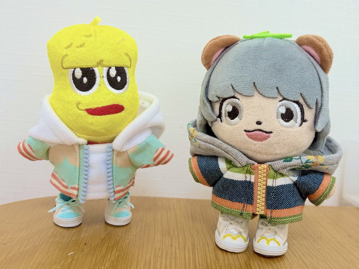 ぽこピーぬい服 ぽんぽこさん靴含めてのトータルコーディネートが可愛