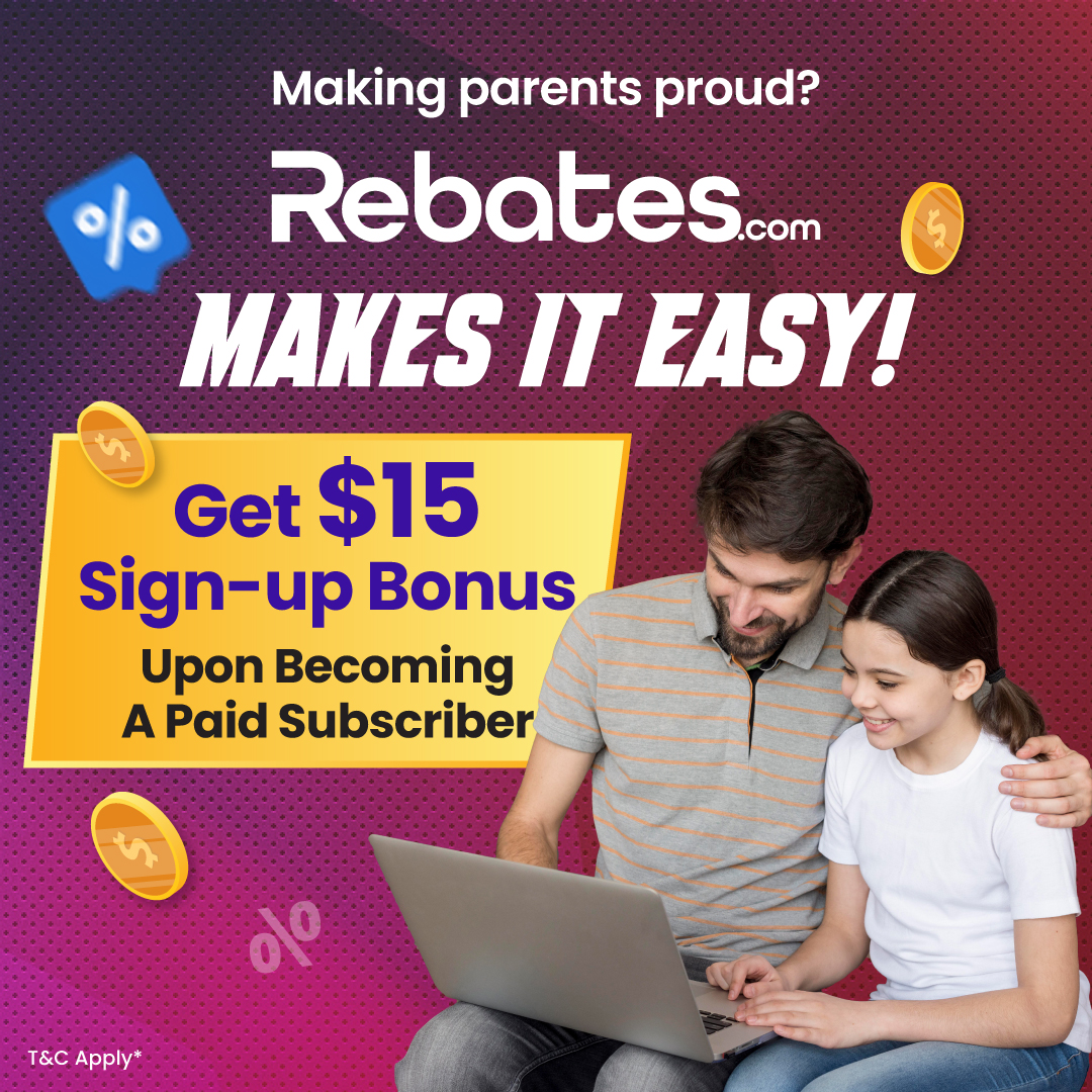 Rebatescom_'s tweet photo. Making parents proud? https://t.co/UEBlxQ8NAC makes it easy! Get $15 Sign-up Bonus upon becoming a paid subscriber https://t.co/mqvngSdbga