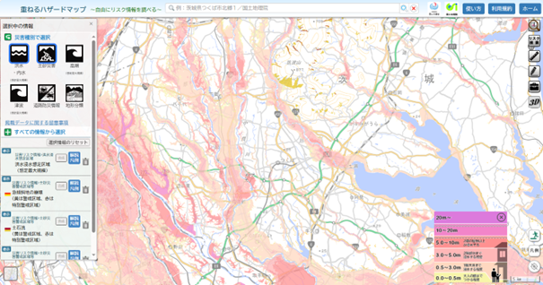 gsi_oyochiri's tweet image. #ハザードマップポータルサイト では、約9000河川の洪水浸水想定区域(想定最大規模)や土砂災害警戒区域等(土石流、急傾斜地の崩壊、地すべり)の情報を載せています。出水期前に自宅付近など身近な地域の災害リスク情報を確認しましょう。
&lt;#ハザードマップポータルサイト&gt;
disaportal.gsi.go.jp