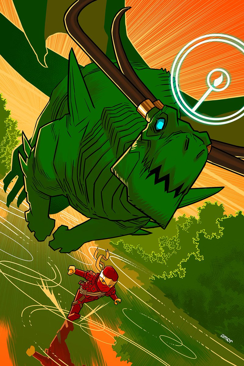 JohnAmor's tweet image. Stoked to be contributing to this fun project.

In the Land of Monsters, Kai encounters the Fire Knight Mech. Are they friend or foe? Who can he trust? Discover more when you watch NINJAGO Legends: Monstrosity on YouTube. Coming this June!
#LEGONinjago #LEGONinjagoLegends