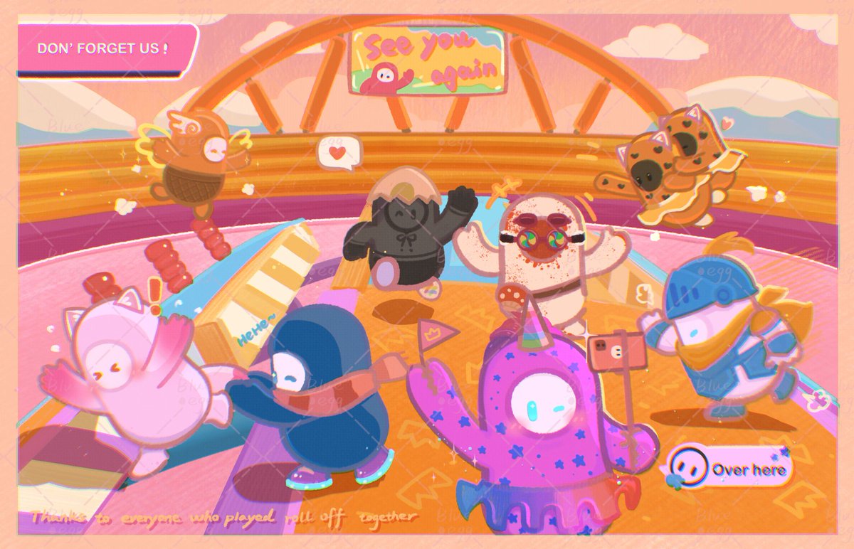 cute roll off art by zheng 🥰