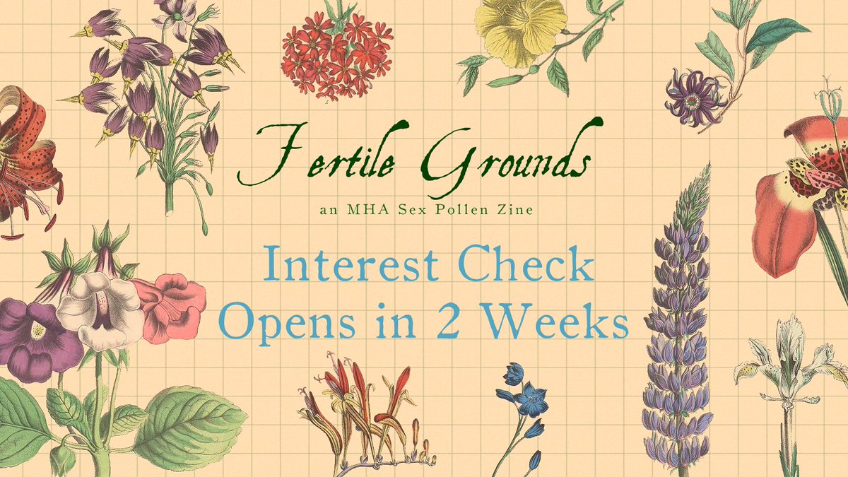 🌱 Are you watching closely as we grow? 🌱  

Our Interest Check opens in just two weeks! We can't wait to swing into full bloom! 🌸   

In the meantime, take a look at our Carrd 🔗⬇️