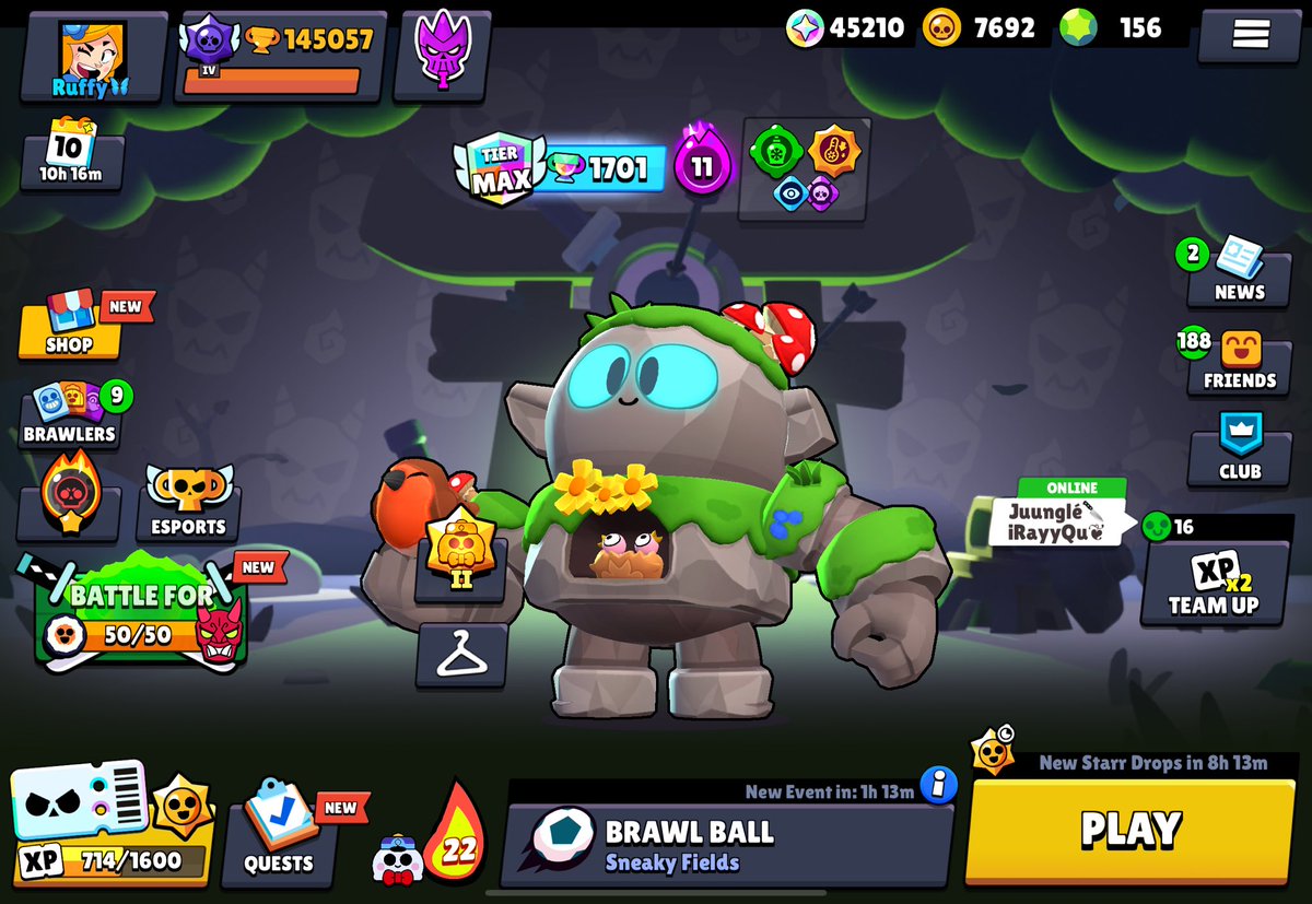 145K🏆 Good Night😴 #brawlstars #supercell #push