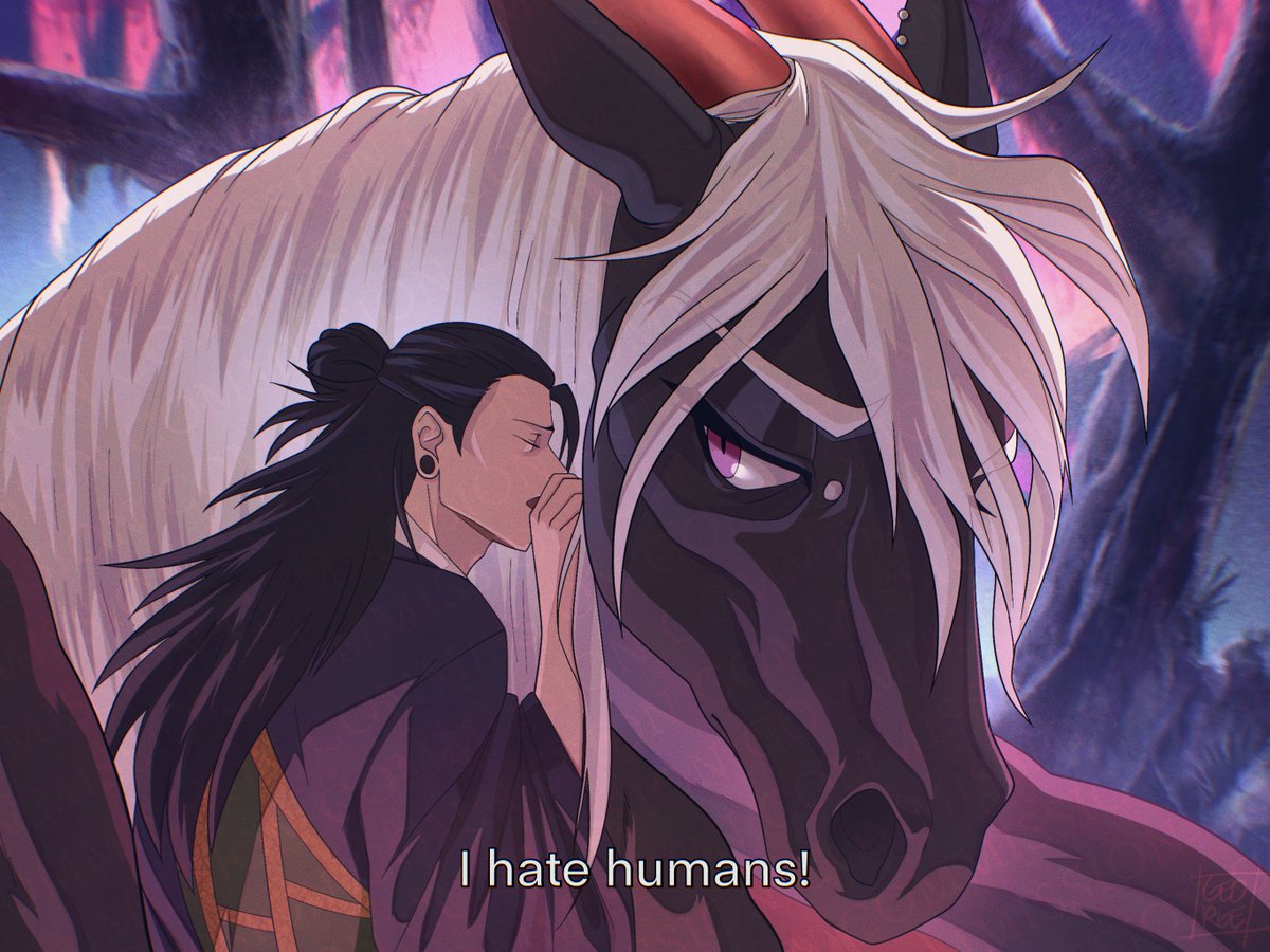 I finished this piece for <a href="/Traiyscara/">Traiyscara</a> recently! 
All kinds of awesome crossovers happening here lol 
Thank you again! ✨