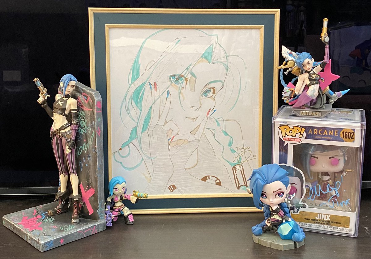 Thank you <a href="/pix_bun/">Airi</a> ! This Jinx is so gorgeous! #arcane