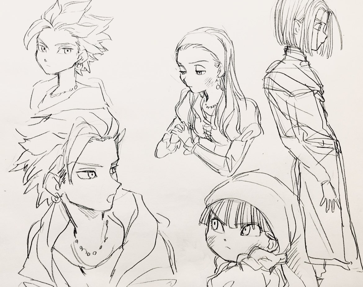 ドラクエの日ということで…
DQ11にハマっていた頃の絵を再掲しよう! 