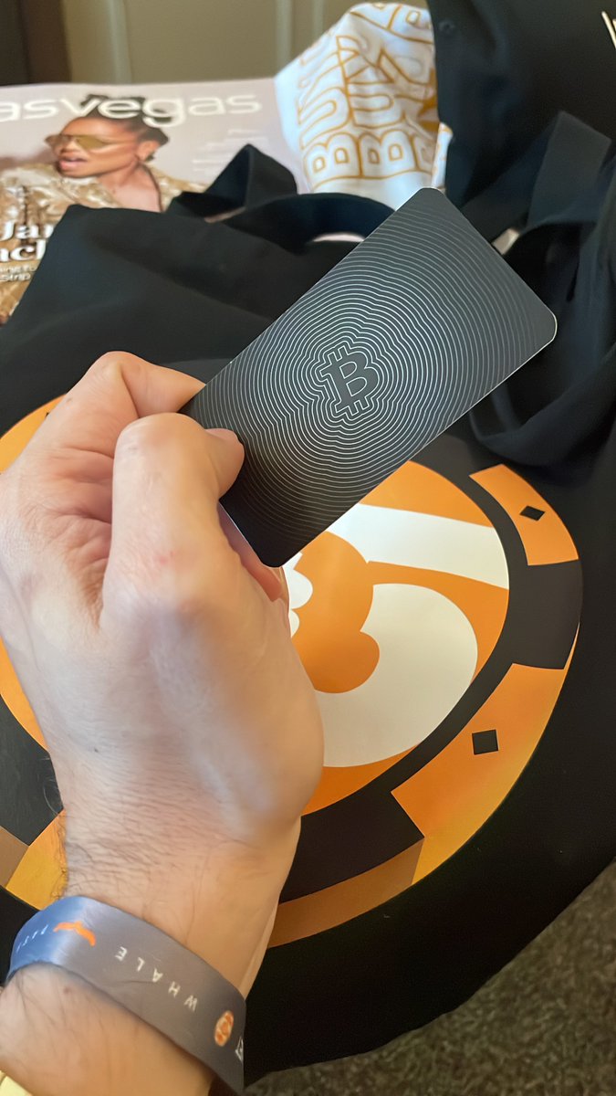 Web3BeauCedric's tweet photo. Thanks for the special Kast card @KASTcard #Bitcoin2025 ^^

#merchlife https://t.co/w4k4HajduN