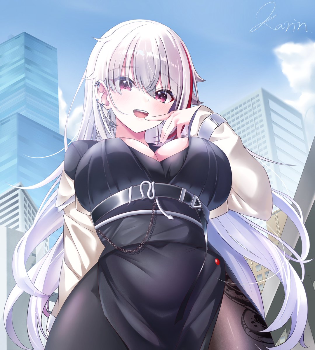 天氣看起來挺好的，該出去走走了呢(`・ω・´)
而且好像有個很大的東西在吸引著眼球，但我說不清究竟是什麼(つд⊂)
#薇薇泥好 
#娜泥溝勒