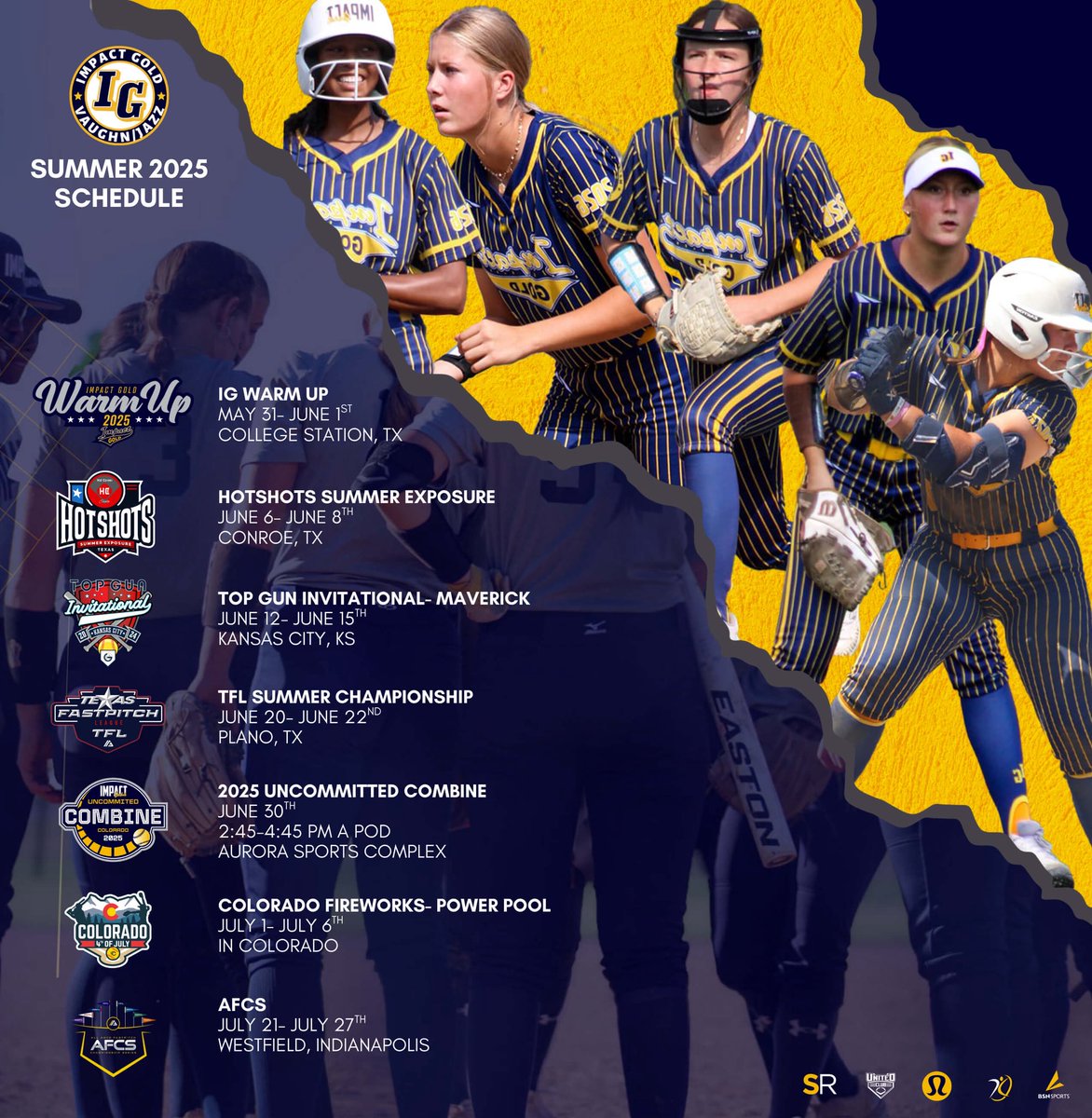 I can’t wait to step out on the field this summer with this group of girls!!