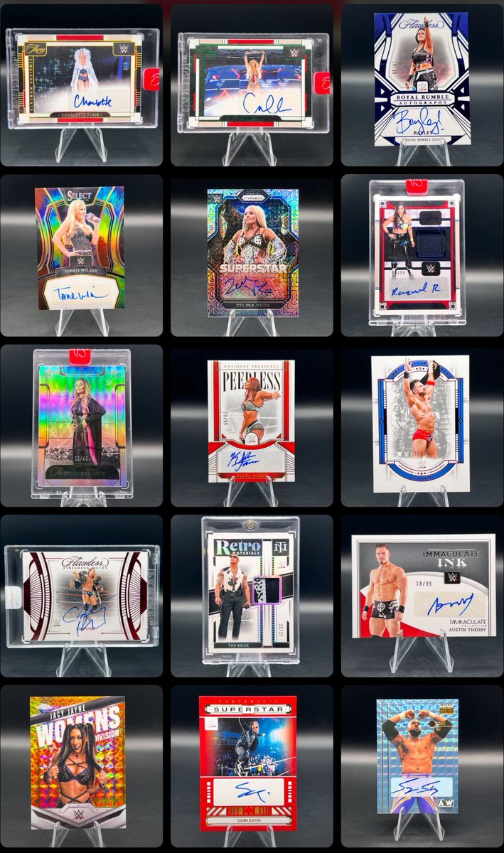 #CardboardStax returns this week with another ALL #WrestlingCards sale

Here’s a sneak peak at what will be posted this week 👀

Sale runs Tuesday-Thursday 

Reply to this if you want a tag when we start up tomorrow 🚨

One person who retweets this will get a $5 stack credit ‼️
