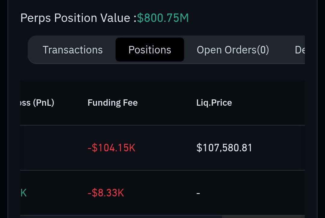 NoahXBTCrypto's tweet image. A whale @JamesWynnReal (who lost ~25 million in the weekend) is again Long on BTC with liquidation at 107581.

Liquidation is just 1.2% away.

#Crypto #HYPERliquid #futuresSignal