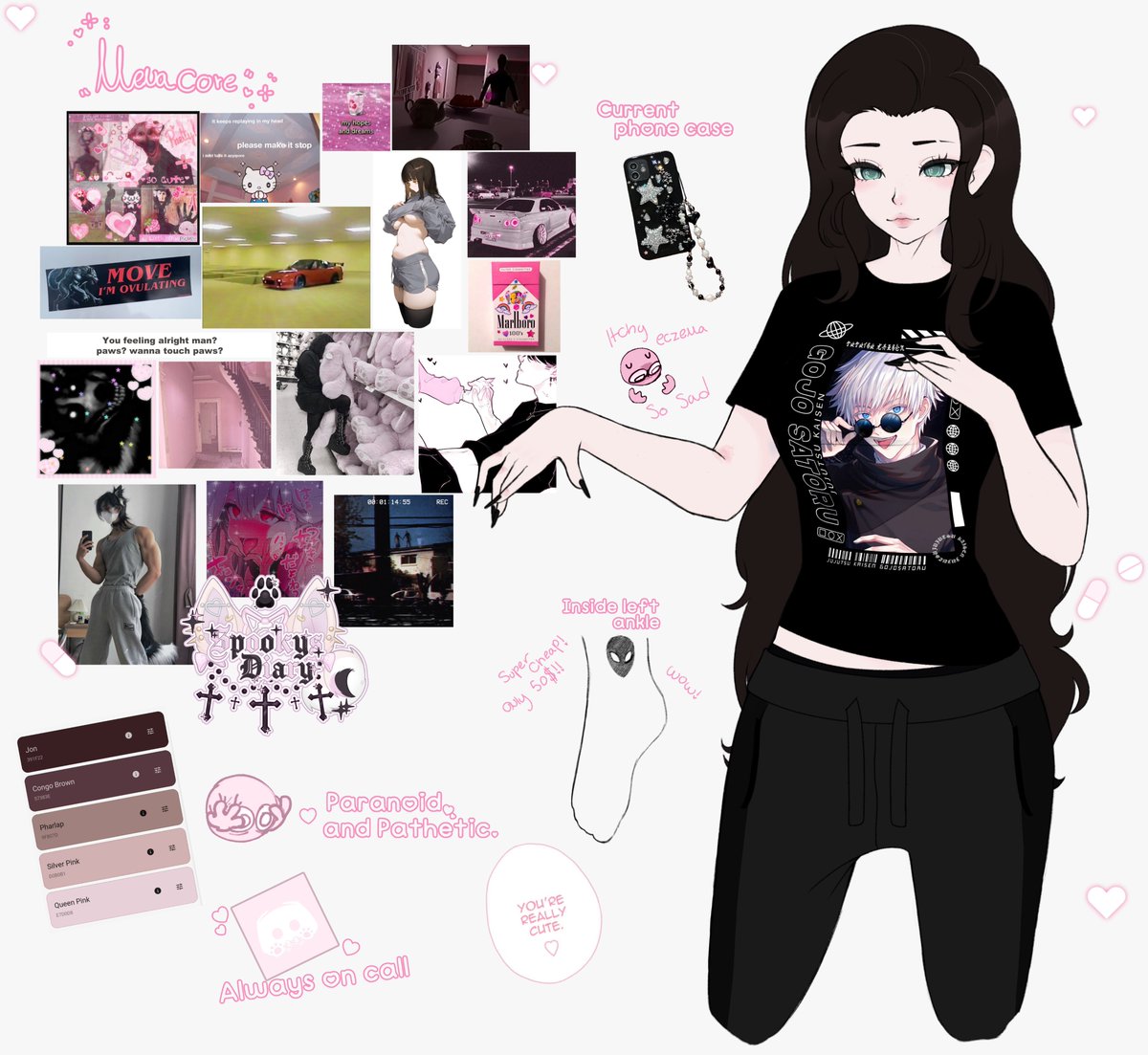 SpookysDiary's tweet photo. ♡ I made a drawing of myself with my own little made up core,,, me and my friends call it "Menacore" ♡ https://t.co/73KrLUWpj8