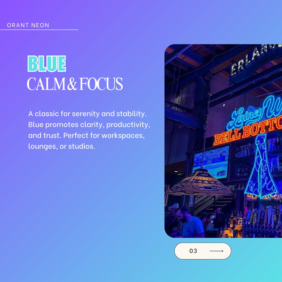 Orant_Neon's tweet image. 💡 You’re choosing an LED Neon Sign color because it looks “beautiful”?
Actually: you’re choosing an emotion to catch someone’s eye 👁️🎯
#CustomerFeedback #OrantNeon #NeonSign #TrustAndGlow #HappyClients