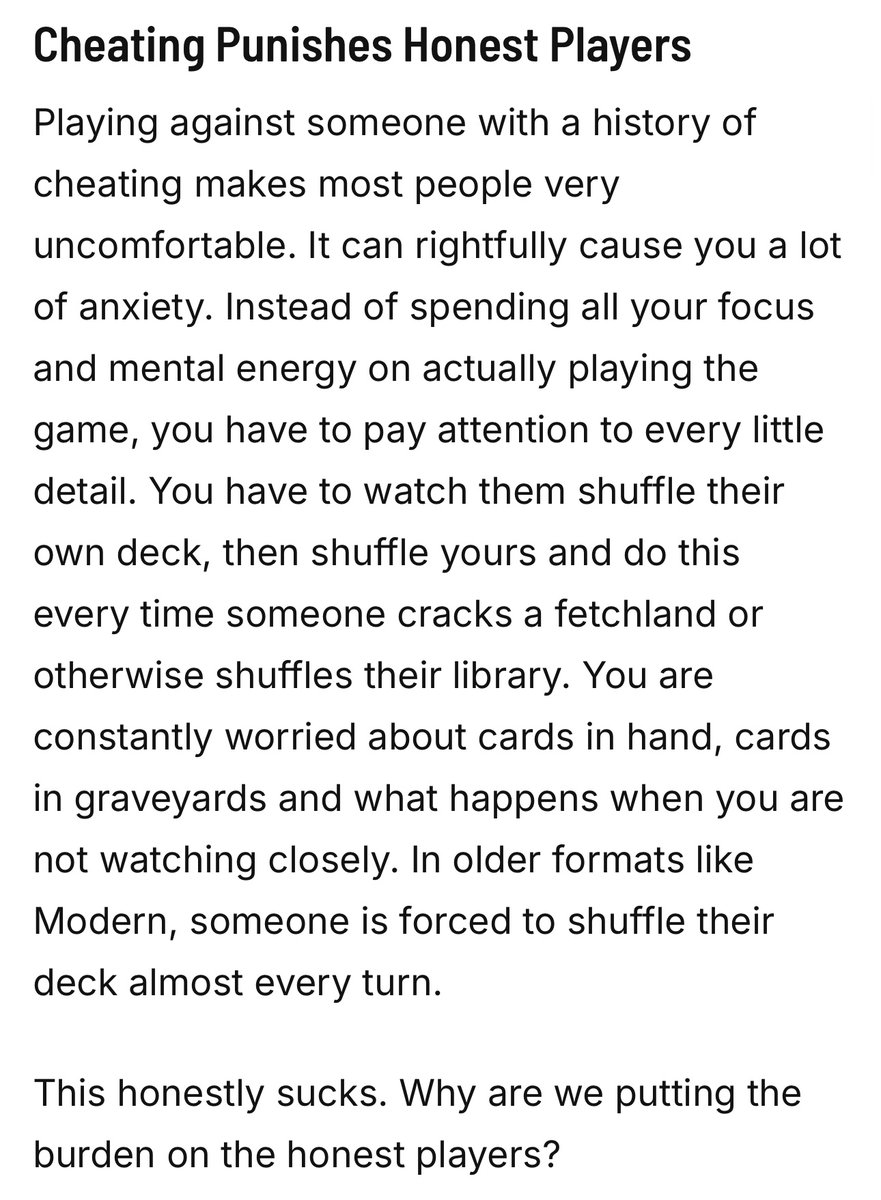 Ryan (@ryan_on_cedh) on Twitter photo <a href="/LandGo_MTG/">Land, Go ➡️ AGL Summerfest</a> I think this article does a better job summarizing the issue with your position than I can alone. You’re just moving the burden onto your players, rather than handling it yourself. <a href="/LandGo_MTG/">Land, Go ➡️ AGL Summerfest</a> I think this article does a better job summarizing the issue with your position than I can alone. You’re just moving the burden onto your players, rather than handling it yourself.