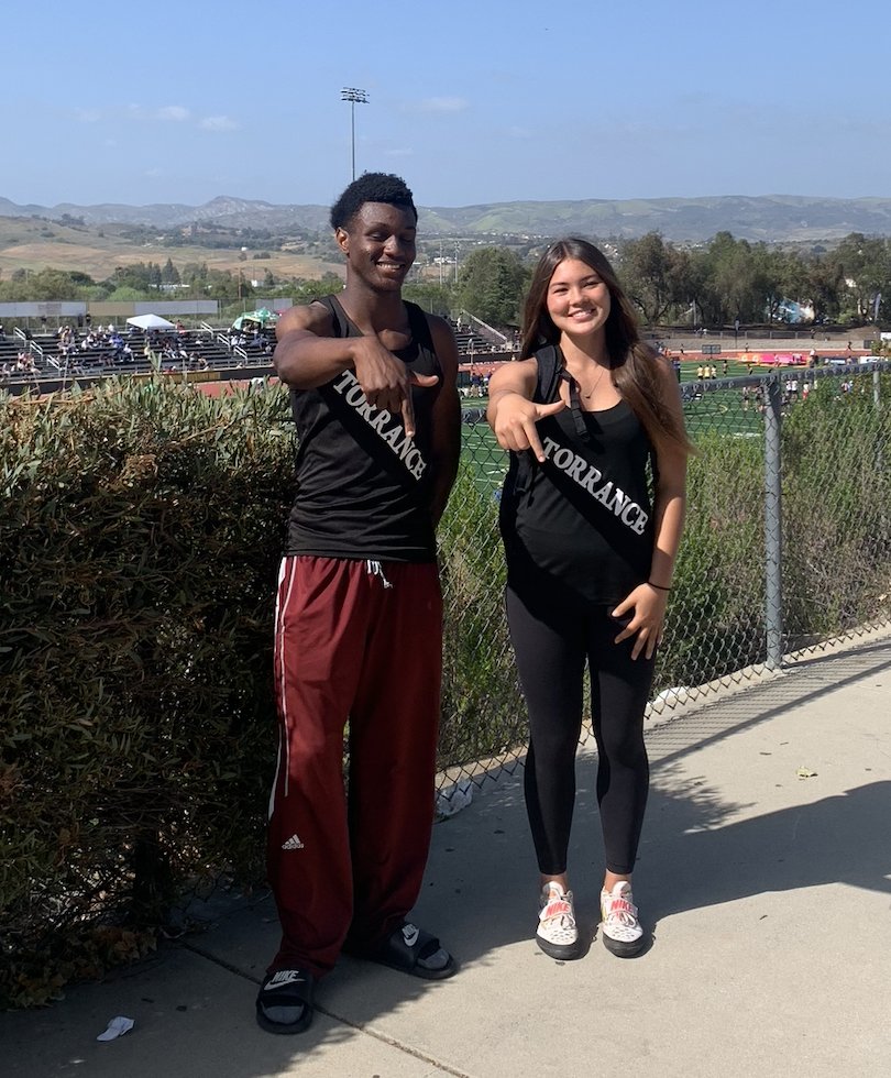 TorranceHigh (@tommytartar) on Twitter photo These two outstanding athletes have qualified for STATE in Track & Field
Kiana Greer threw 42'8" in the shot put (new school record)
Nic Obimgba qualified in both the 100 (10.51) and 200 (21.16-new school record)
We wish you all the best next Saturday #tartarpride <a href="/breezepreps/">Breeze Varsity</a> These two outstanding athletes have qualified for STATE in Track & Field
Kiana Greer threw 42'8" in the shot put (new school record)
Nic Obimgba qualified in both the 100 (10.51) and 200 (21.16-new school record)
We wish you all the best next Saturday #tartarpride <a href="/breezepreps/">Breeze Varsity</a>