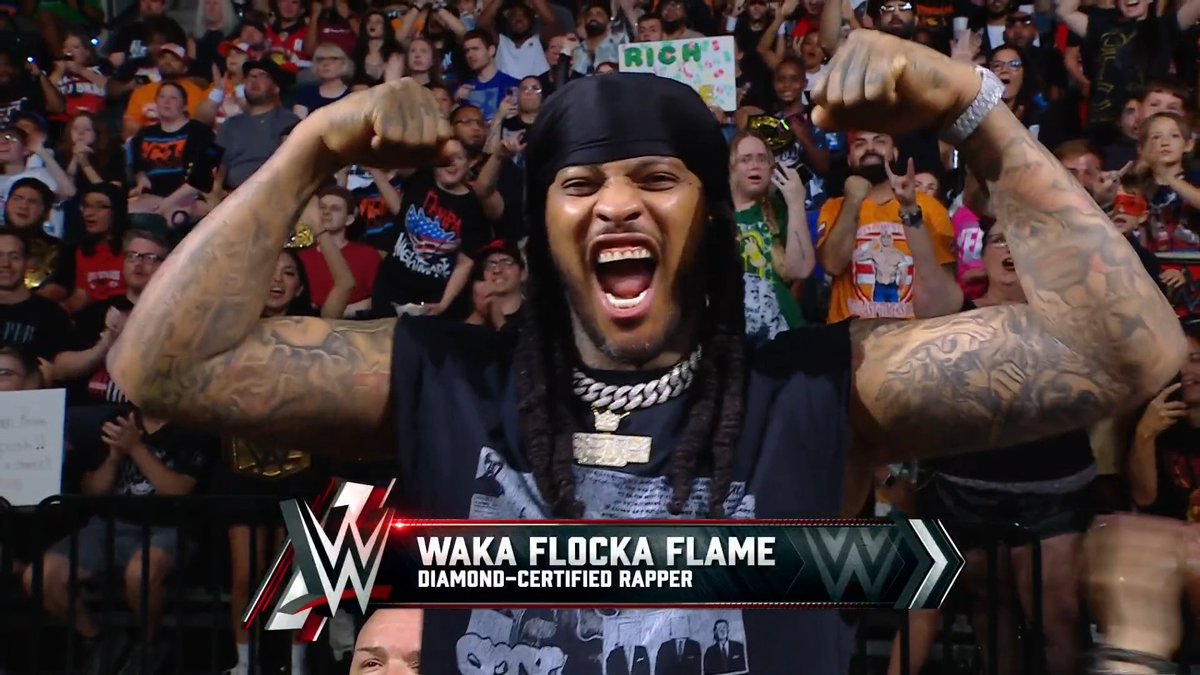 WWE's tweet image. Welcome to #WWERaw, ＠WakaFlocka!