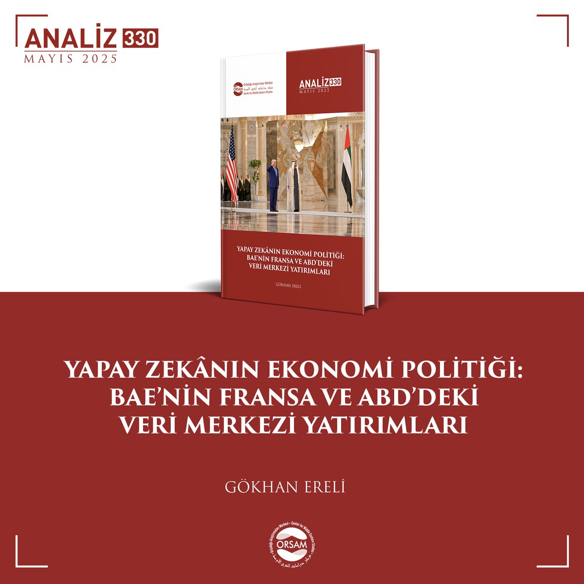 Analiz | Yapay Zekânın Ekonomi Politiği: BAE’nin Fransa ve ABD’deki Veri Merkezi Yatırımları

📌Suudi Arabistan ve BAE’nin son dönemde yapay zekâ teknolojilerine yaptıkları yatırımlar yapay zekâ teknolojilerinin bölgede “yeni petrol” olarak konumlandırıldığını göstermektedir.