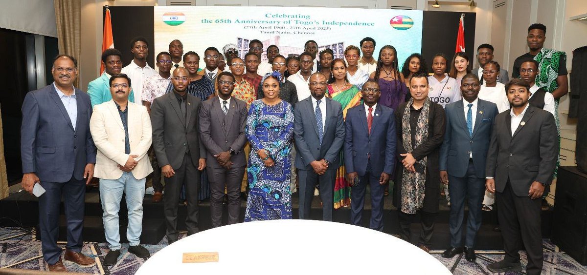 Envoy Excellency Special Edition on Togo -2025 released during the celebration of 75 Anniversary of Togo's Independence in Tamil Nadu. #Togo #IndependenceDay #TamilnaduNews #specialedition