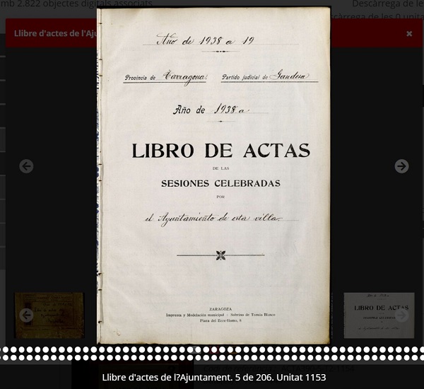 Les actes municipals de #laFatarella s’incorporen als fons digitals del #arxiu.  
Des d'ara ja es poden consultar els llibres d'actes del període 1938-1991 a través del portal Arxius en Línia o del web de l'arxiu.
xac.gencat.cat/ca/llista_arxi…
#xac <a href="/patrimonigencat/">Patrimoni</a>