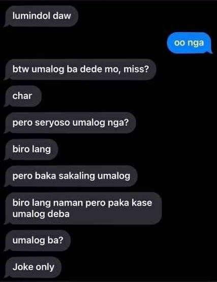 Tangina anlakas ng lindol kanina