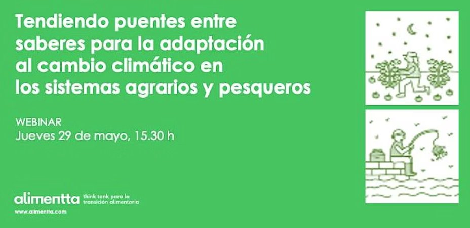 Aquest dijous 29 de maig, webinar "Tendiendo puentes entre saberes para  una mejor adaptación al cambio climático", de presentació del projecte  "Vía sabia", en què participen els membres del LINCC Elena Baraza i Ivan  Murray.  Informació i inscripcions:

alimentta.com/webinar-tendie…