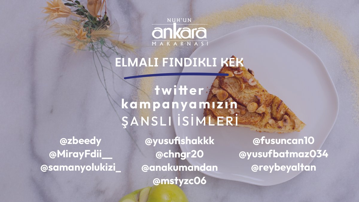 Şanslı isimleri tebrik ediyor, tüm katılımcılarımıza teşekkür ediyoruz. Şanslı isimlerin iletişim bilgilerini (ad, soyad, telefon, adres) bekliyoruz.