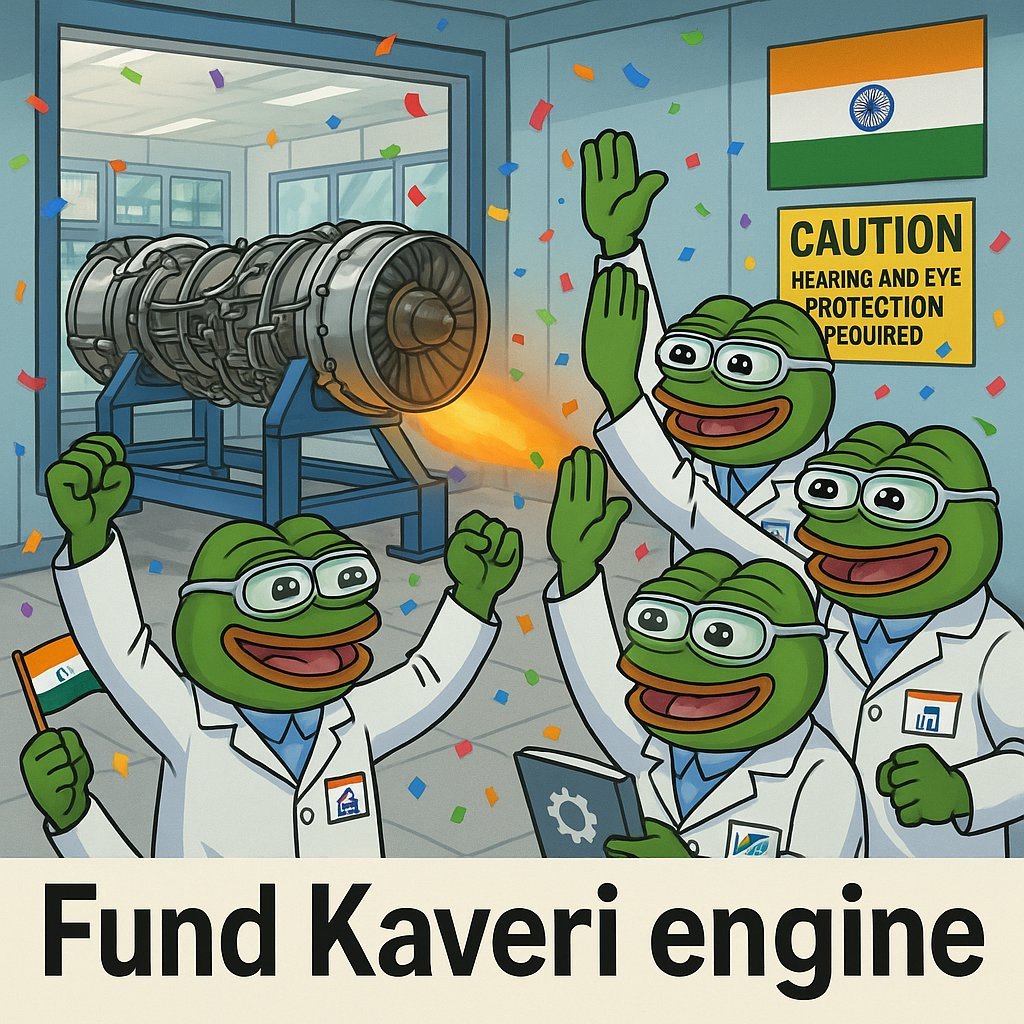 India needs Made in India Kaveri Engine

#FundKaveriEngine 

I have 2000 followers, can you all do atleast one post on the above hashtag, tagging <a href="/narendramodi/">Narendra Modi</a> 

Please 🙏
