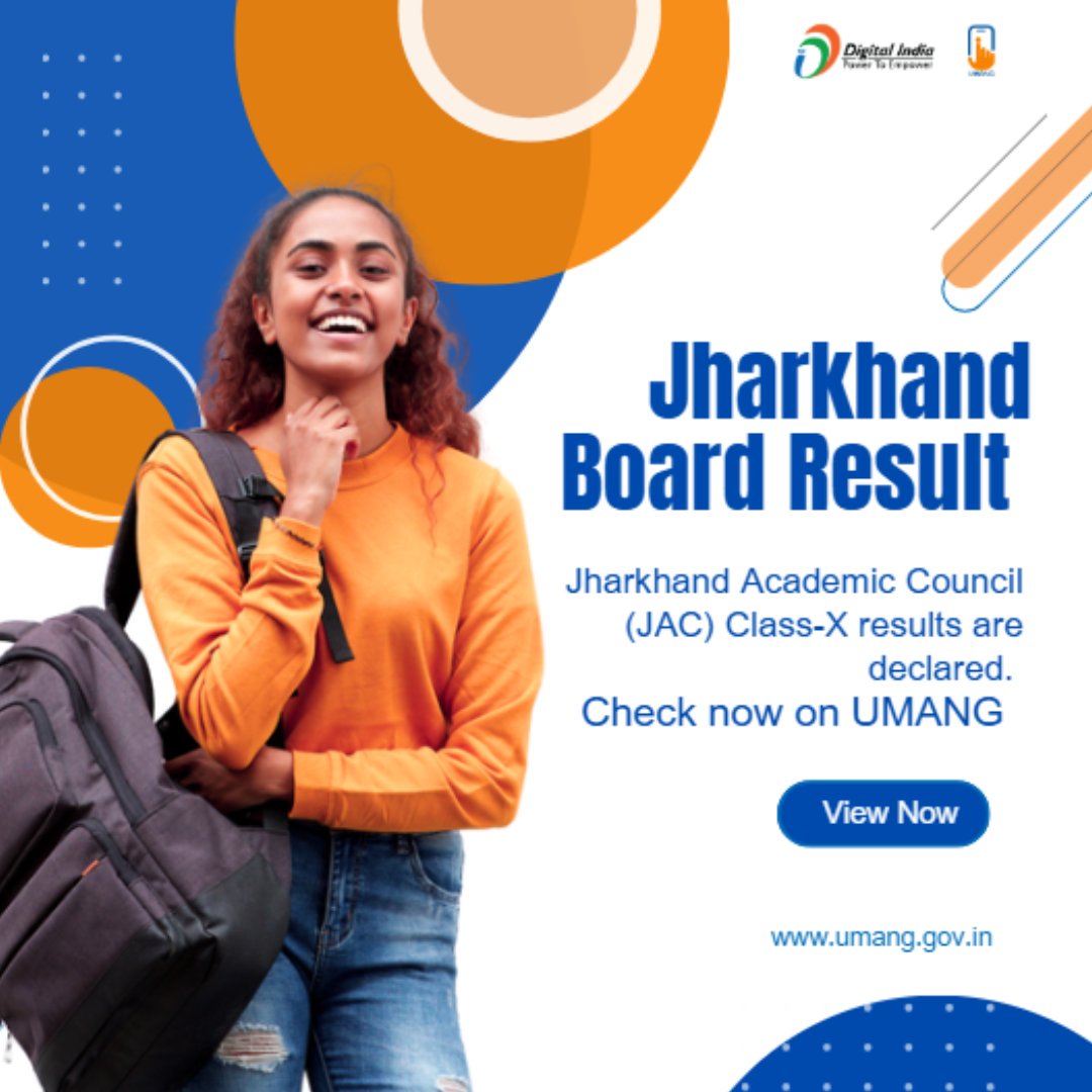 Jharkhand Board (JAC) Class-X results are declared on UMANG app and web. Click the link below to view the result:  umangresults.digilocker.gov.in/jac2025result1…   #boardresult #Jharakhand