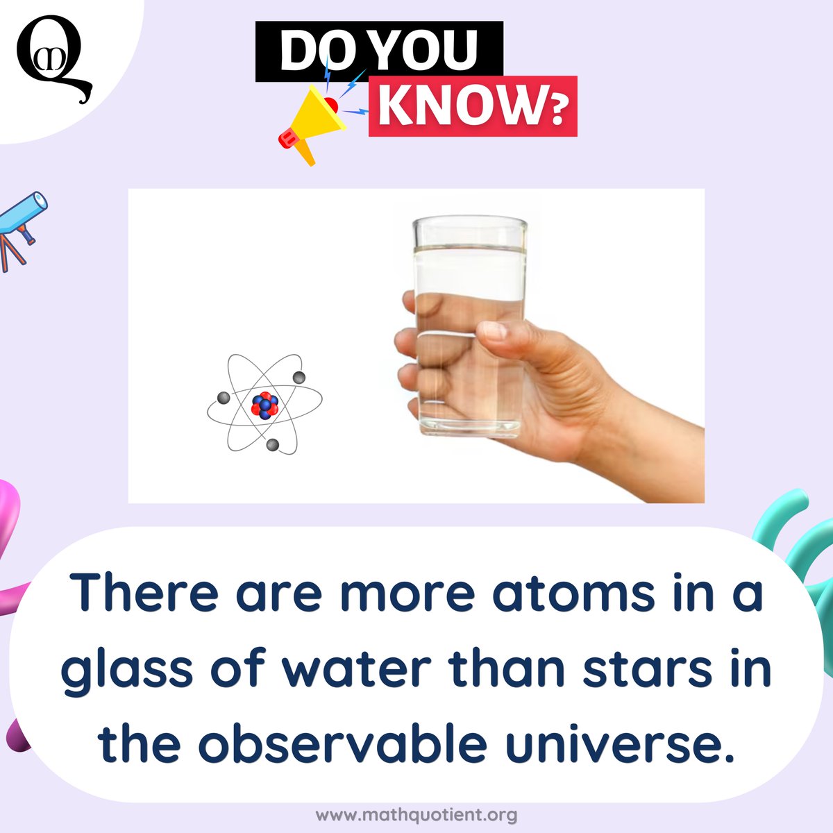 math_quotient's tweet image. &quot;I&apos;ll just drink the universe, thanks.&quot;
That’s basically what happens when you sip water—atoms everywhere! 💧😄

🟣 #MathQuotient #FunWithScience #STEMHumour #AtomsEverywhere #MindBlownFacts #DubaiStudents #IGCSELife #IBCurriculum #EdTechUAE #ScienceWithStyle