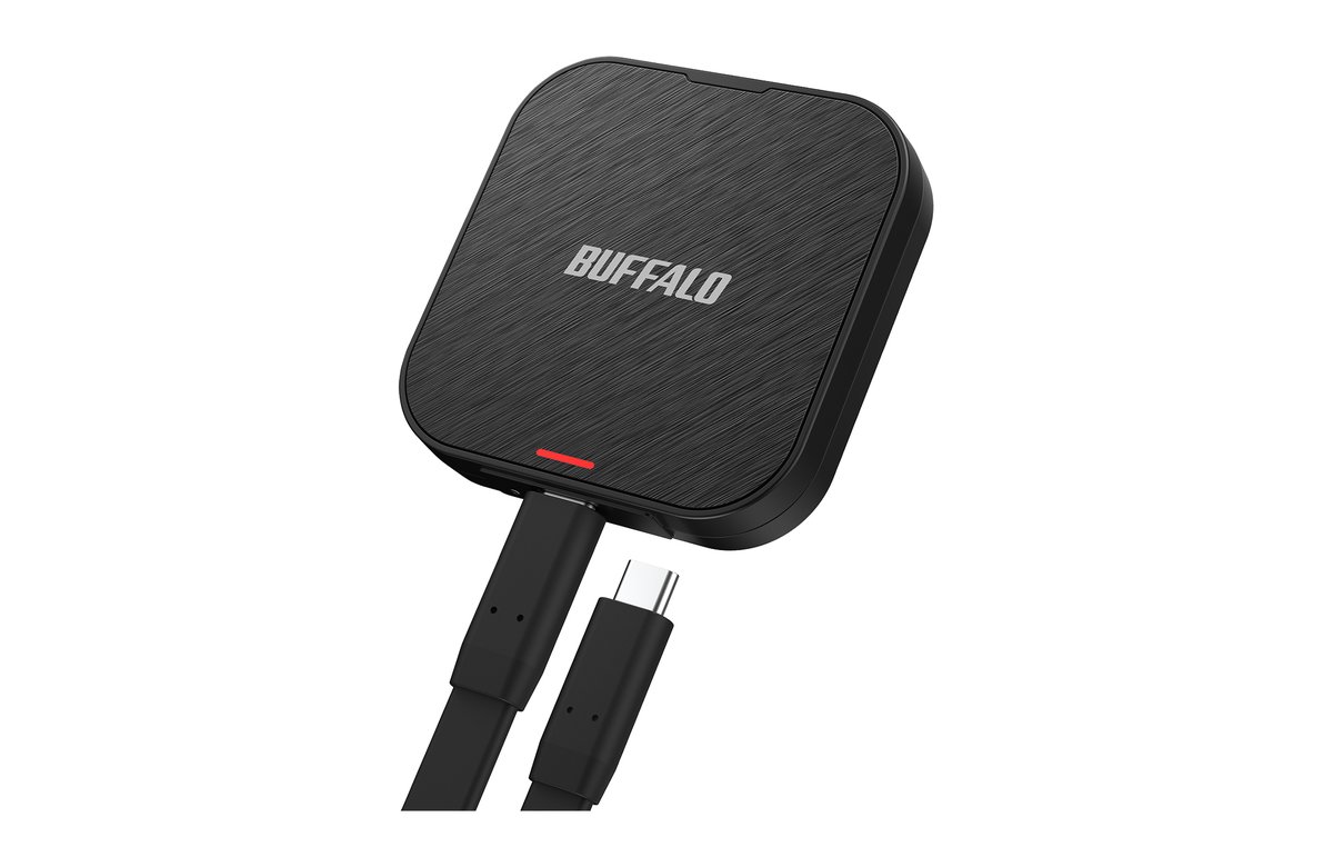 videosalon's tweet photo. 【新製品情報】
バッファロー、MagSafe対応ポータブルSSD「SSD-PMSU3Aシリーズ」を発売
〜4K ProRes録画しながら直接保存が可能
https://t.co/LcR4wNLs2T
#バッファロー #Buffalo #MagSafe
#ポータブルSSD #4KProRes https://t.co/Oe9witfqrX