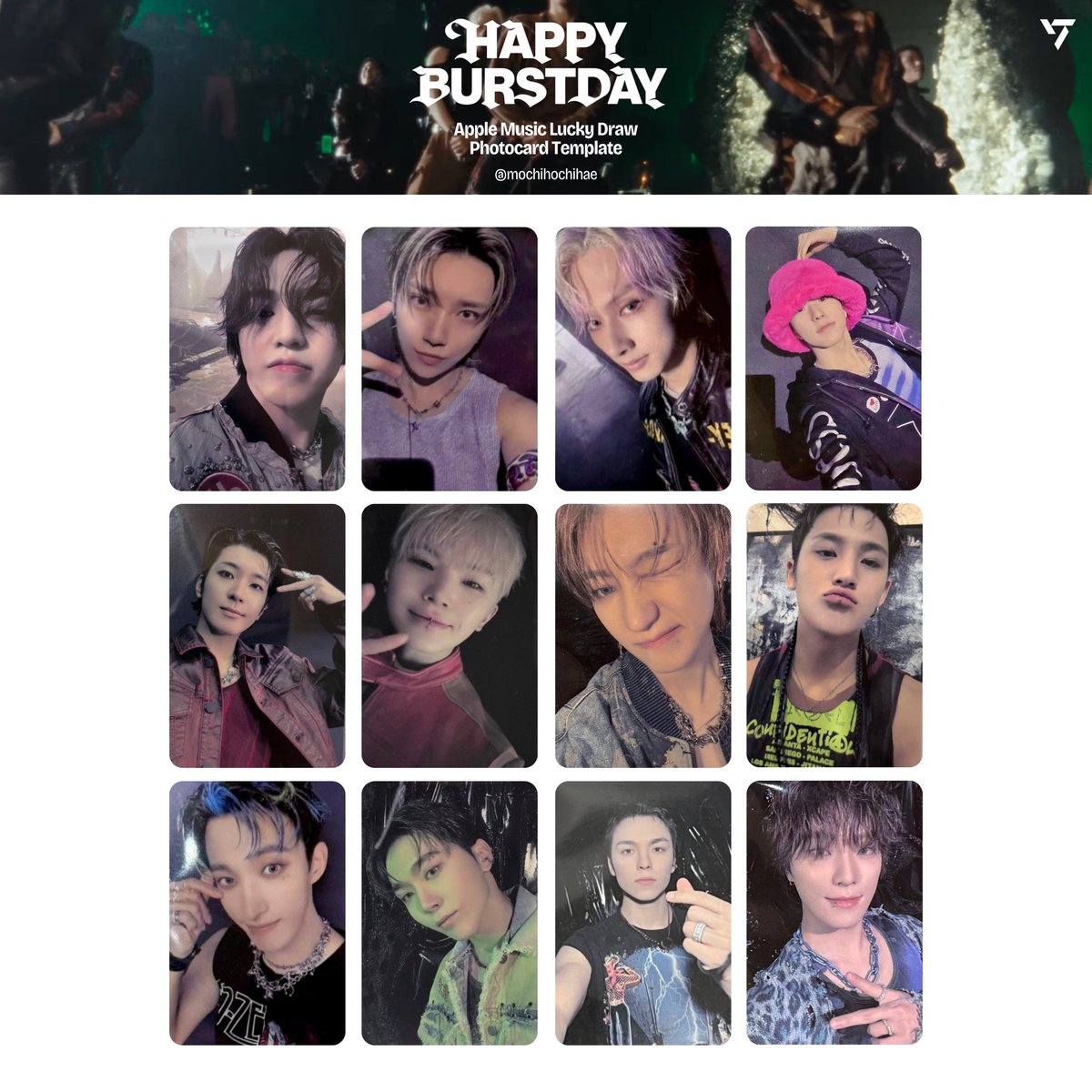 seventeen 5th album: happy burstday — apple music lucky draw