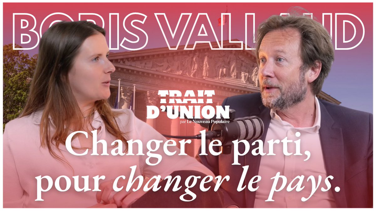 Le Nouveau Populaire (@nouveaupop) on Twitter photo Création du <a href="/NouveauPop/">Le Nouveau Populaire</a>, de l’<a href="/AcadLeonBlum/">Académie Léon Blum</a>, consultations et votes militants… et s’il fallait changer le parti pour changer le pays ?
On en parle avec <a href="/BorisVallaud/">Boris VALLAUD</a>.
➜ youtu.be/9SswLna8FaI Création du <a href="/NouveauPop/">Le Nouveau Populaire</a>, de l’<a href="/AcadLeonBlum/">Académie Léon Blum</a>, consultations et votes militants… et s’il fallait changer le parti pour changer le pays ?
On en parle avec <a href="/BorisVallaud/">Boris VALLAUD</a>.
➜ youtu.be/9SswLna8FaI