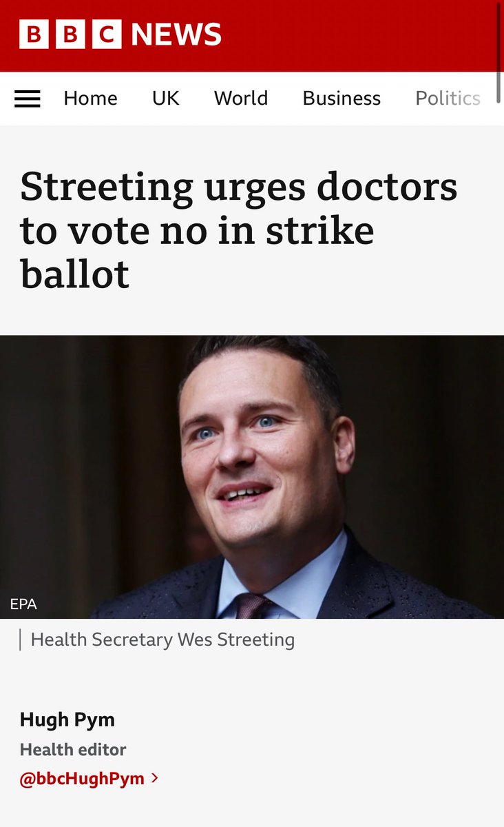 £17/hr to save your life. That’s the reality for NHS resident doctors in England.

We’re asking for £22/hr - a fair wage for years of training and critical work.
But <a href="/wesstreeting/">Wes Streeting</a> won’t negotiate. His pay award barely scratches inflation and ignores 22% pay erosion since 2008.