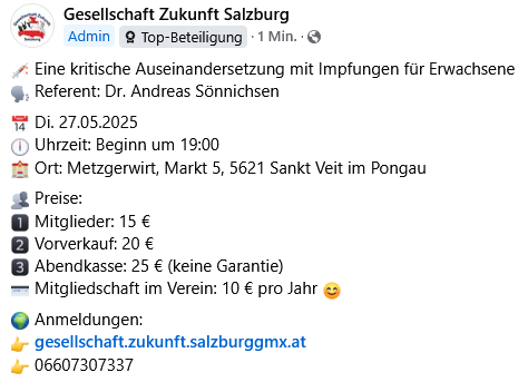 AndiSoenn's tweet image. Das Nationale Impfgremium Österreich empfiehlt für Erwachsene im Laufe ihres Lebens etwa 190 Impfungen! Heute Abend werde ich mich kritisch mit diesen Empfehlungen auseinandersetzen!