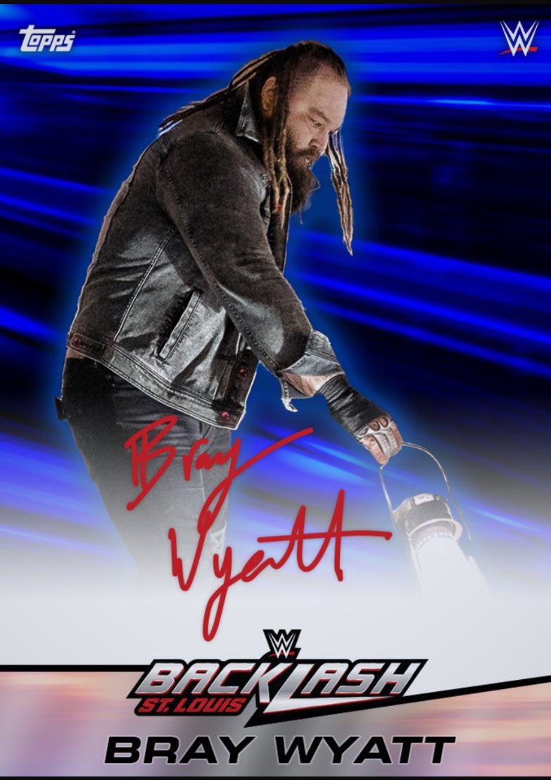 SOAismyReligion's tweet image. The latest Bray Wyatt digital #ToppsSlam card I got in a trade ⭕️

#BrayWyatt #TheWyattOG #Smackdown #Raw #WWE #UncleHowdy #RevelInWhatYouAre #TheFiend #RIPBrayWyatt #WindhamRotunda