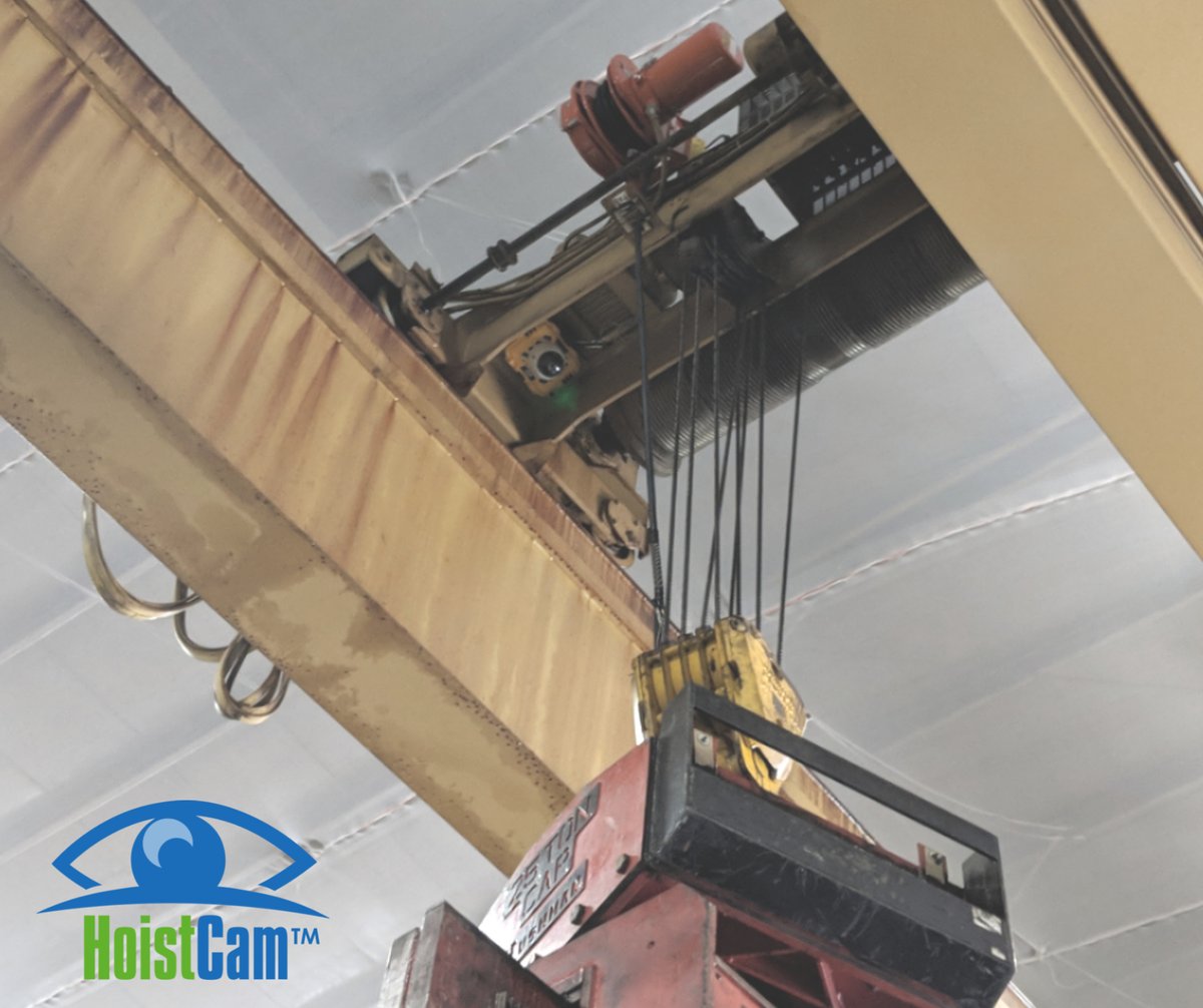 HoistCam's tweet photo. Overhead crane, meet on-point placement. HoistCam helps you hit the mark! 🎯 https://t.co/wm26CaWyGd
