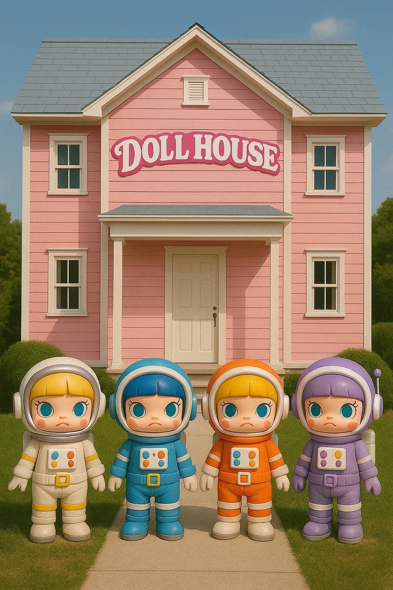 Dollhousesol's tweet photo. I come in peace!!! 

It has come to my attention that $MOLLY needs a Dollhouse! 

All dolls welcome 😁 https://t.co/q8EbztDtcq